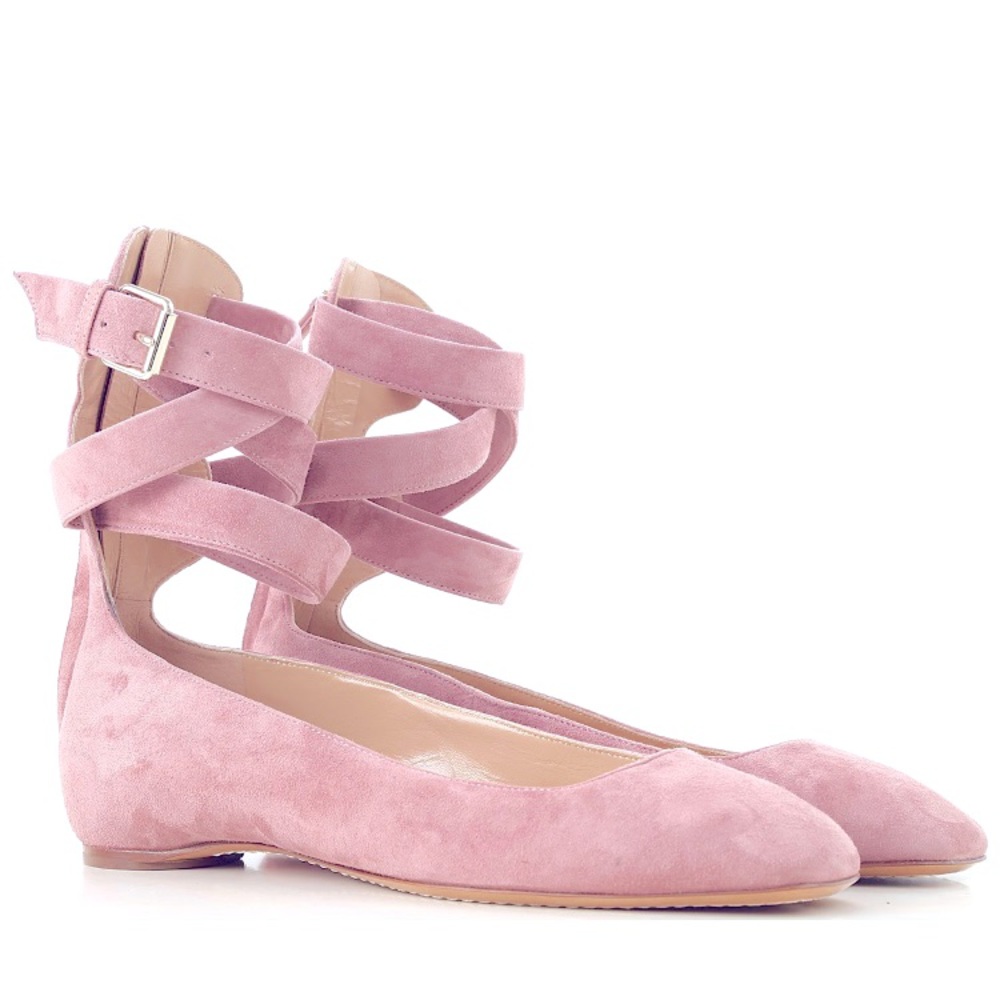 EUC Valentino Garavani Suede Ballet Flats
